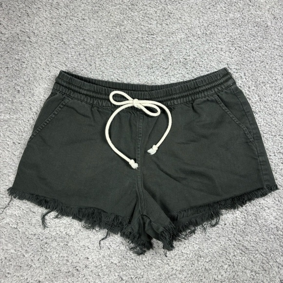 Aerie Shorts Womens Small Denim Raw Hem Frayed Casual Travel Beach Vacation Trip - Picture 1 of 3